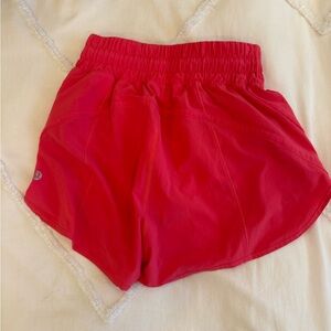 lululemon athletica Vibrant Red Women's Athletic Shorts